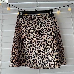 Princess Polly leopard skirt